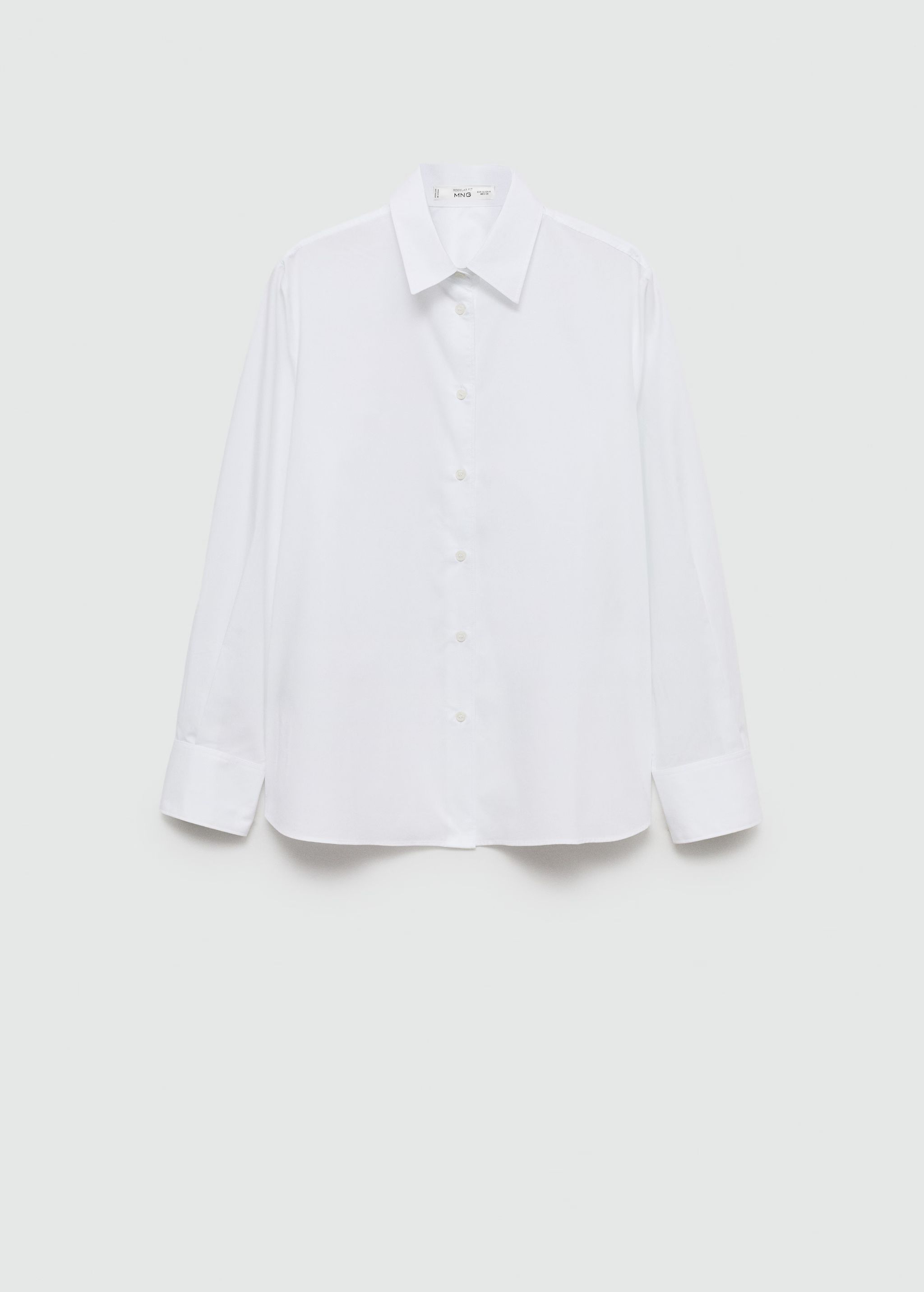 Regular cotton lyocell-blend shirt | MANGO (US)