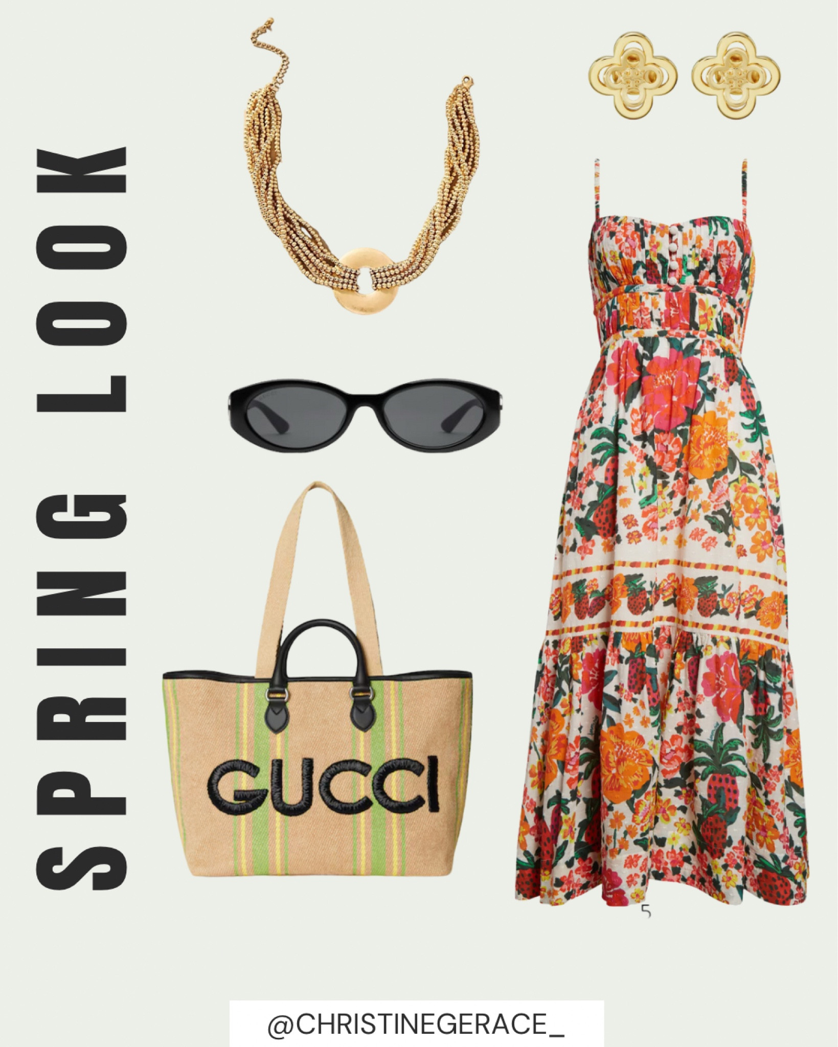 Spring wedding guest dress from Nordstrom | vacation outfit | spring style 
Gucci tote bag, sunglasses, necklace, earrings

#LTKtravel #LTKwedding #LTKstyletip