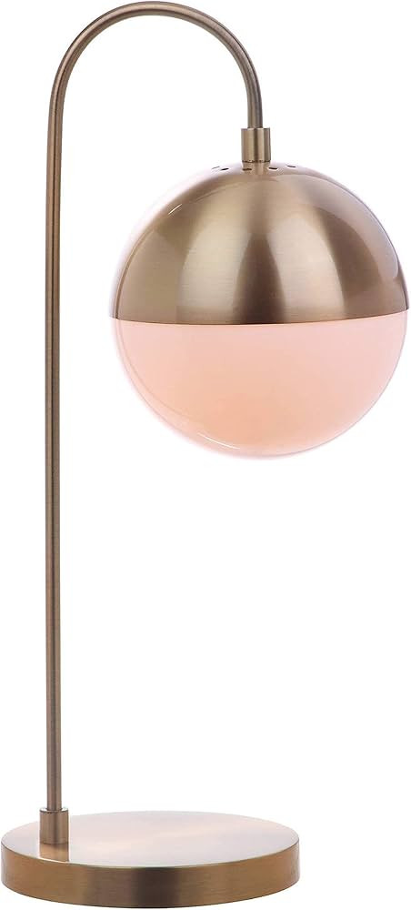 SAFAVIEH Lighting Collection Cappi Modern Brass Gold Orb 21-inch Bedroom Living Room Home Office ... | Amazon (US)