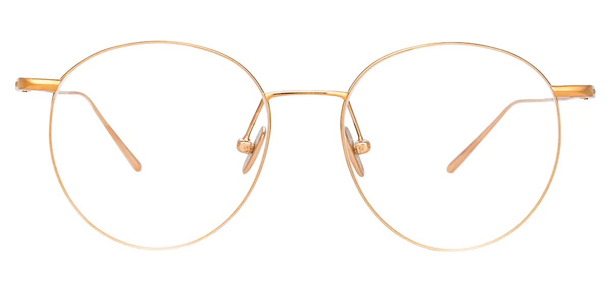 Linda Farrow FOSTER LF34A Asian Fit C3 Men's Eyeglasses Gold Size 51 - Blue Light Block Available | SmartBuyGlasses Global
