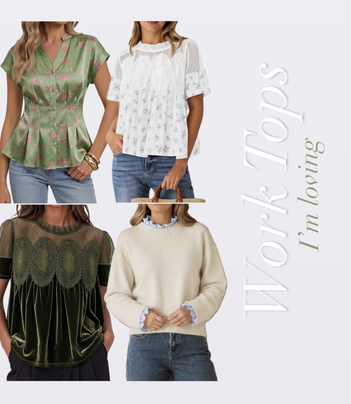 Obsessed with each of these tops! Work outfits, business casual, date night tops.

#LTKdayinmylife #LTKootd #LTKmorningroutine
