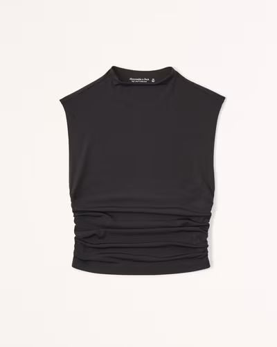 Women's High-Neck Shell Top | Women's Tops | Abercrombie.com | Abercrombie & Fitch (US)
