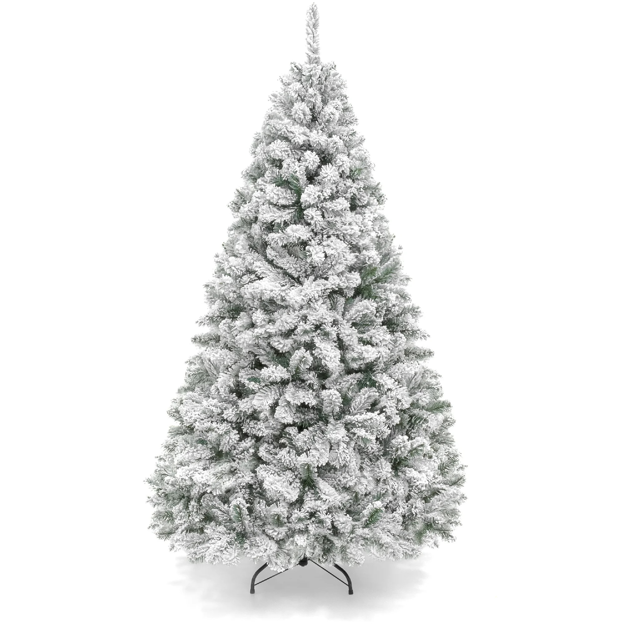 Best Choice Products Best Choice Products 7.5ft Snow Flocked Christmas Tree, Premium Holiday Pine... | Walmart (US)