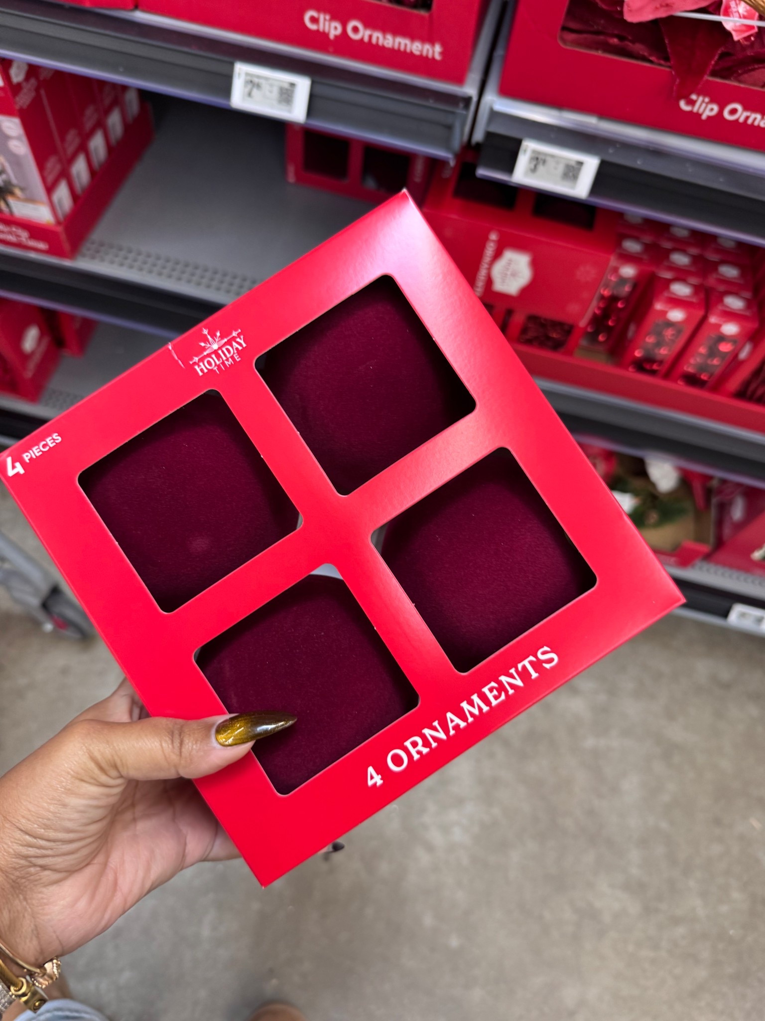 Looking for the perfect deep burgundy ornaments? Well look no further! These are it! 

#LTKHoliday #LTKSeasonal #LTKHome