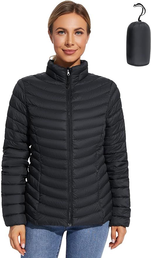 ROYAL MATRIX Women's Packable Puffer Jacket Lightweight Quilted Puffer Jacket Winter Warm Puffy J... | Amazon (US)