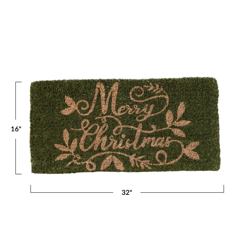 "Merry Christmas" Doormat | Modern Locke