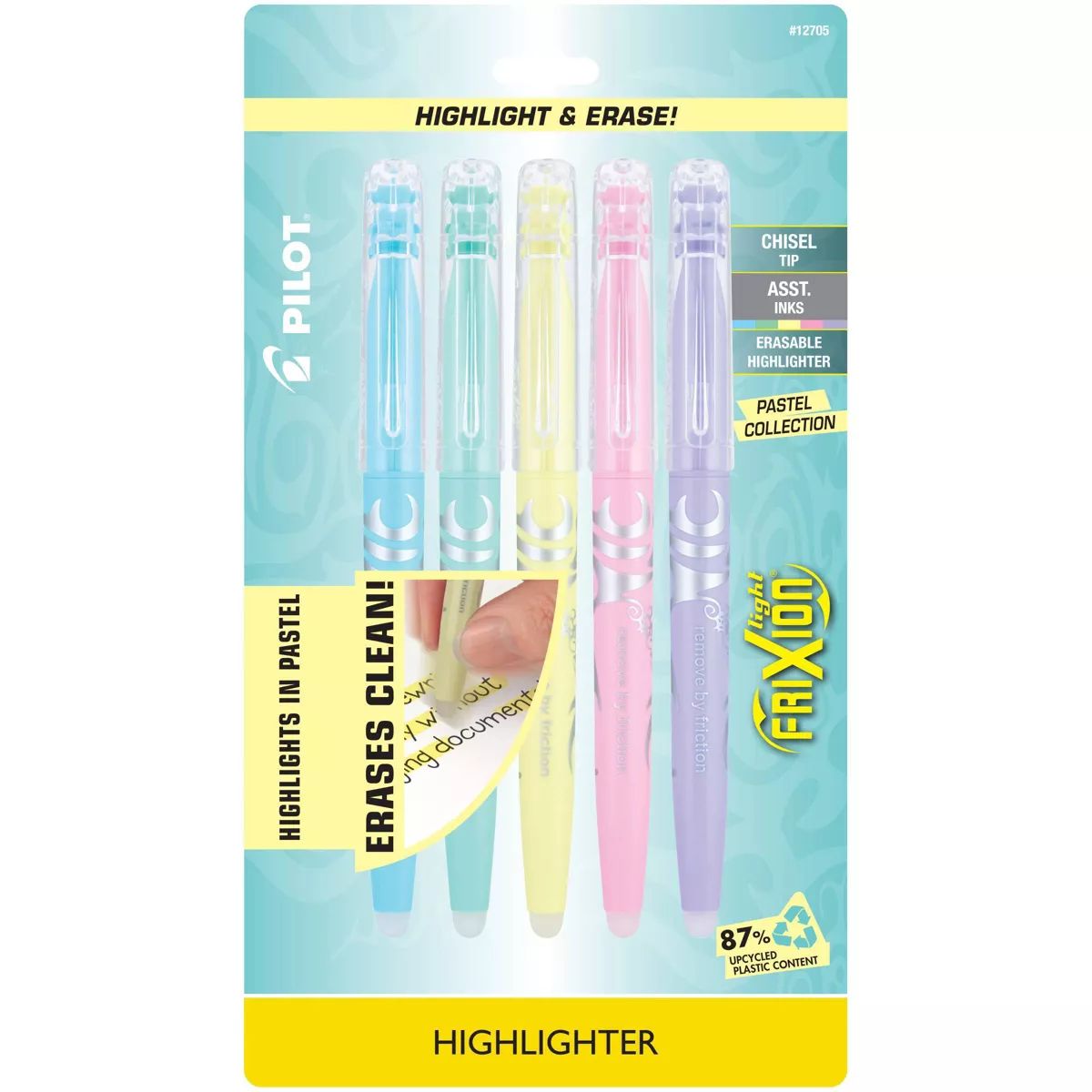 Pilot 5ct FriXion Light Pastel Erasable Highlighters Chisel Tip Assorted Inks | Target