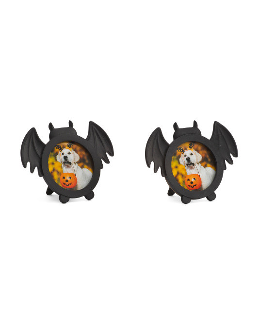 2pk 4x4in Matte Finish Bat Frames | TJ Maxx