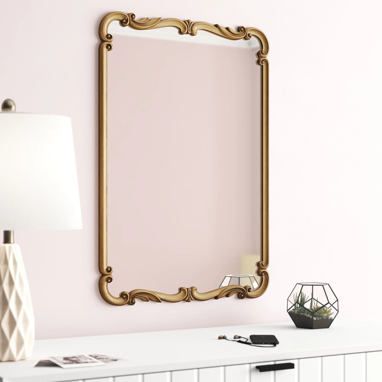 Kelly Clarkson Home Charlie Engineered Wood Wall Mirror & Reviews | Wayfair | Wayfair North America