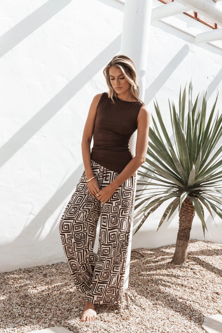 Romy Top - Chocolate Brown | Petal & Pup (US)