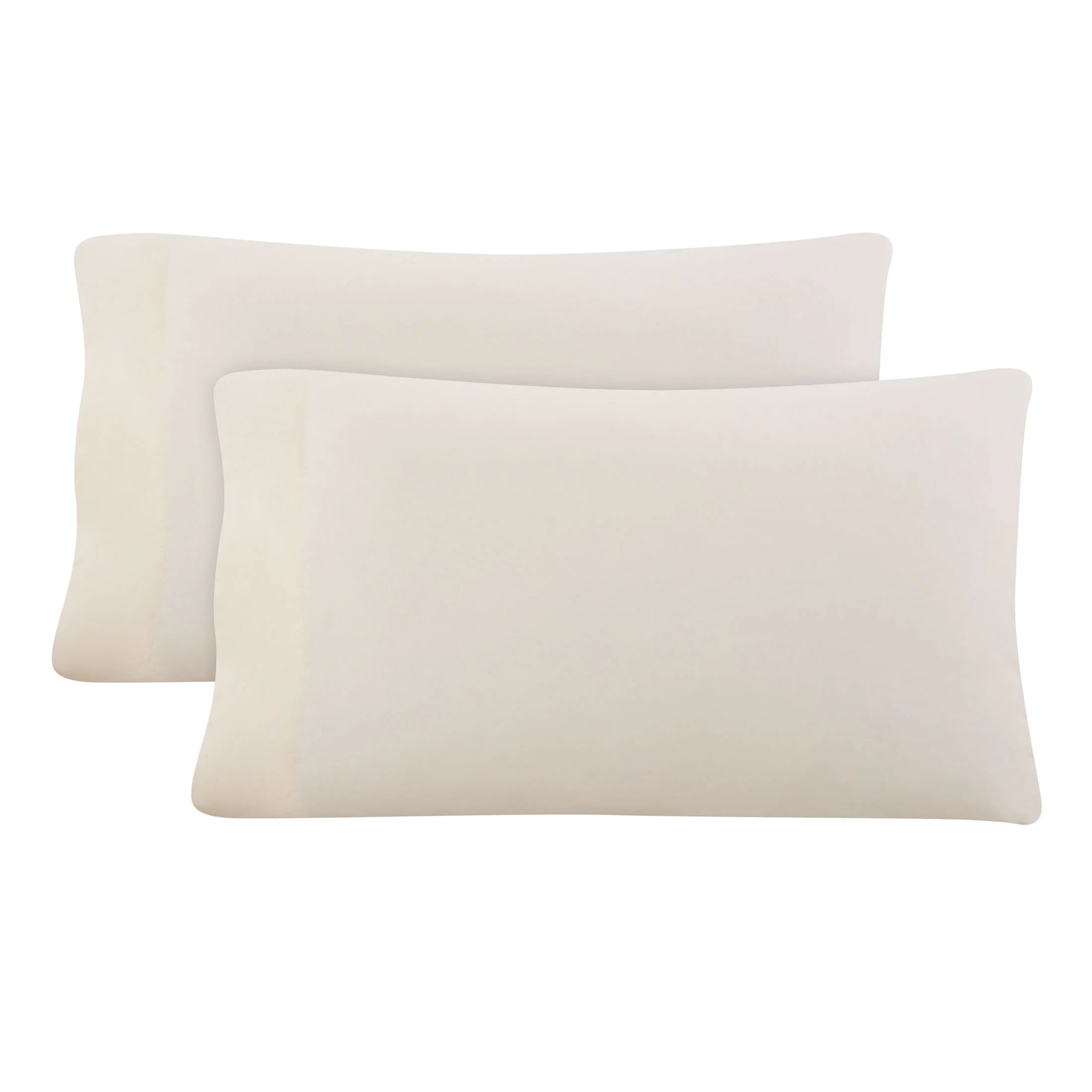 Hotel Style Tan Lyocell & Linen Blend Percale Pillowcases, King (2 Count) - Walmart.com | Walmart (US)