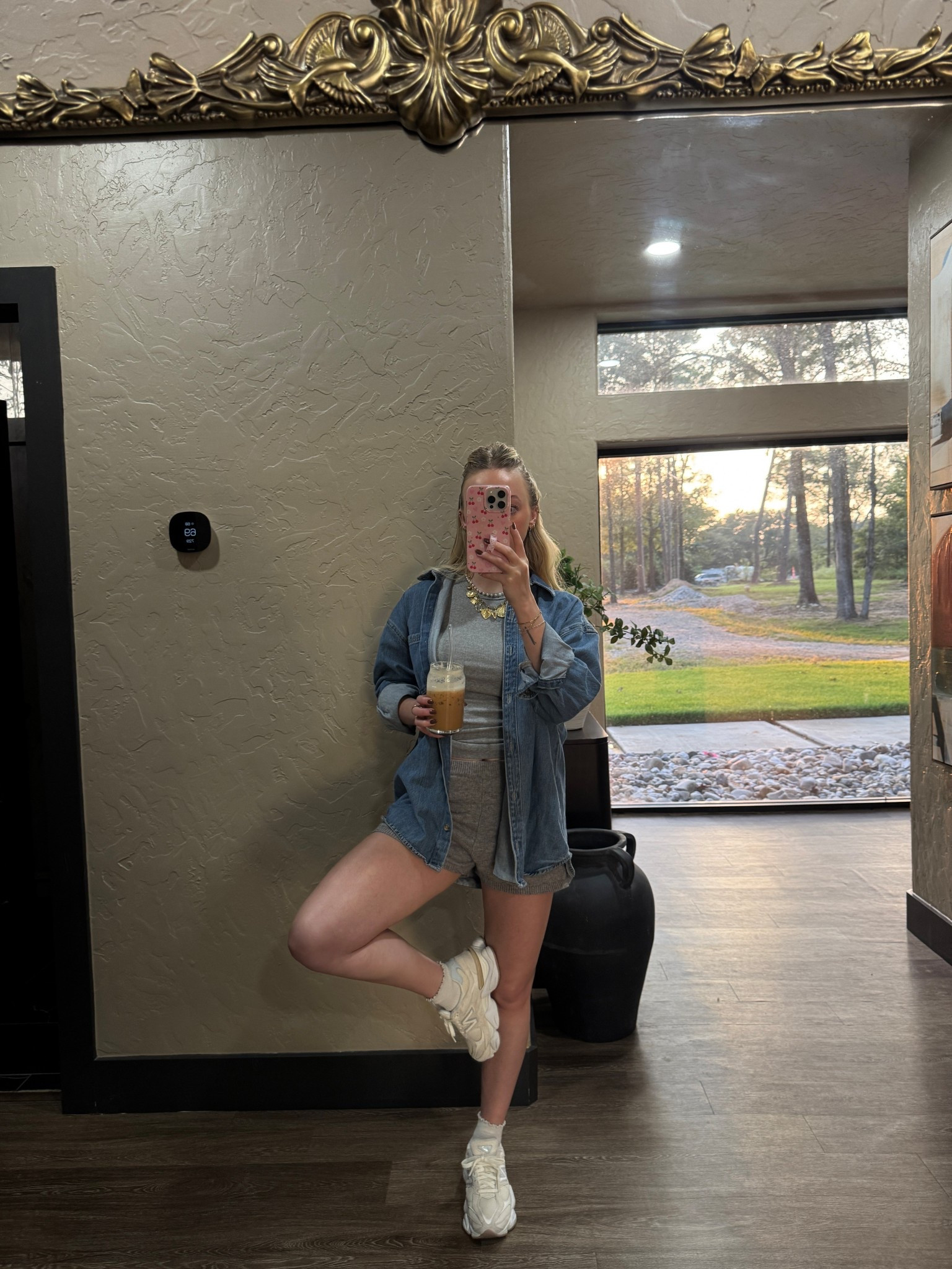 denim & tank are size small—shoes are true to size 
