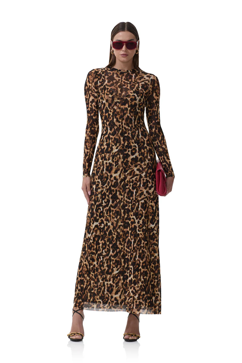 Paola Dress - Winter Animal | ShopAFRM