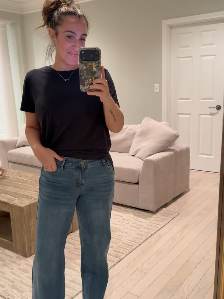 Love these classic jeans. They go with everything. I sized down to a 28. 

#momjeans #casualandcute #casualoutfit #momoutfit #bluejeans #midsizejeans #affordablejeans 

 #LTKmomlife #LTKOver40 #LTKMidsize