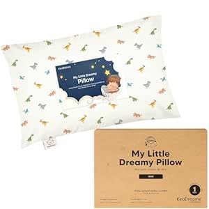 Mini Toddler Pillow with Pillowcase - 9x13 My Little Dreamy Travel Kids Pillow for Sleeping, Todd... | Amazon (US)