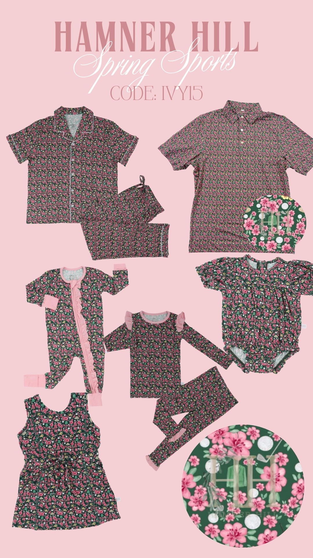 The perfect azalea print from Hamner Hill ⛳️🏌️ code IVY15 to shop 

#LTKBaby #LTKKids #LTKMens