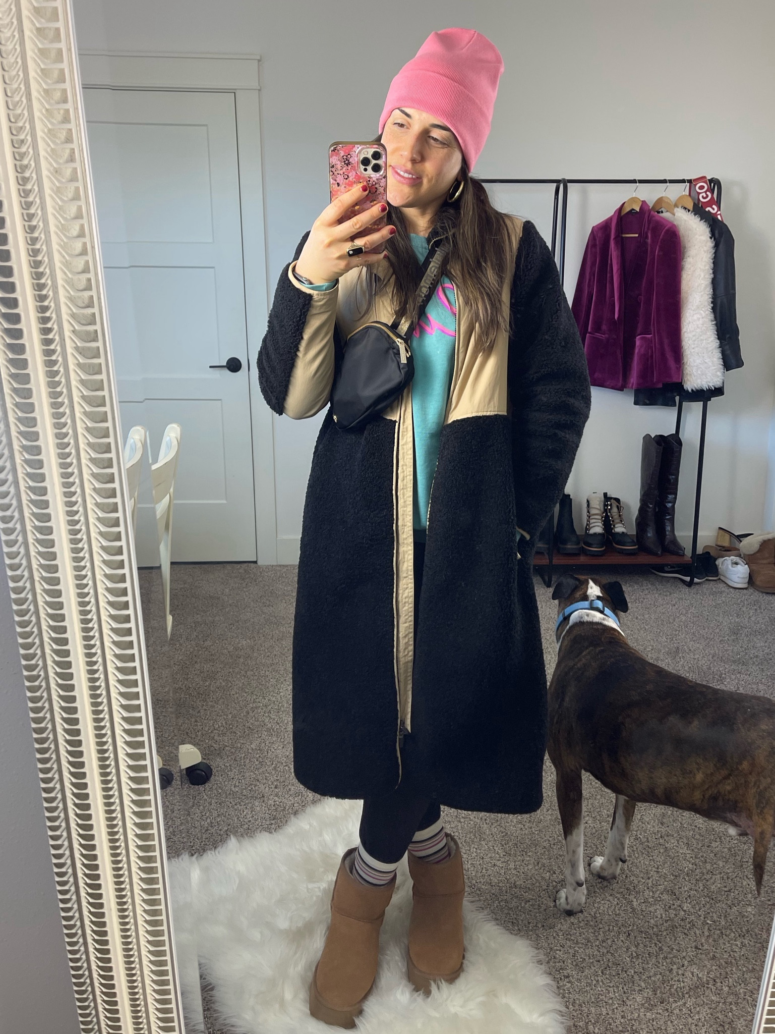 Weekend look 
Comfy cozy
Uggs
Beanie
Winter style
Pink lover
Duster coat 

#LTKsalealert #LTKSeasonal #LTKHoliday