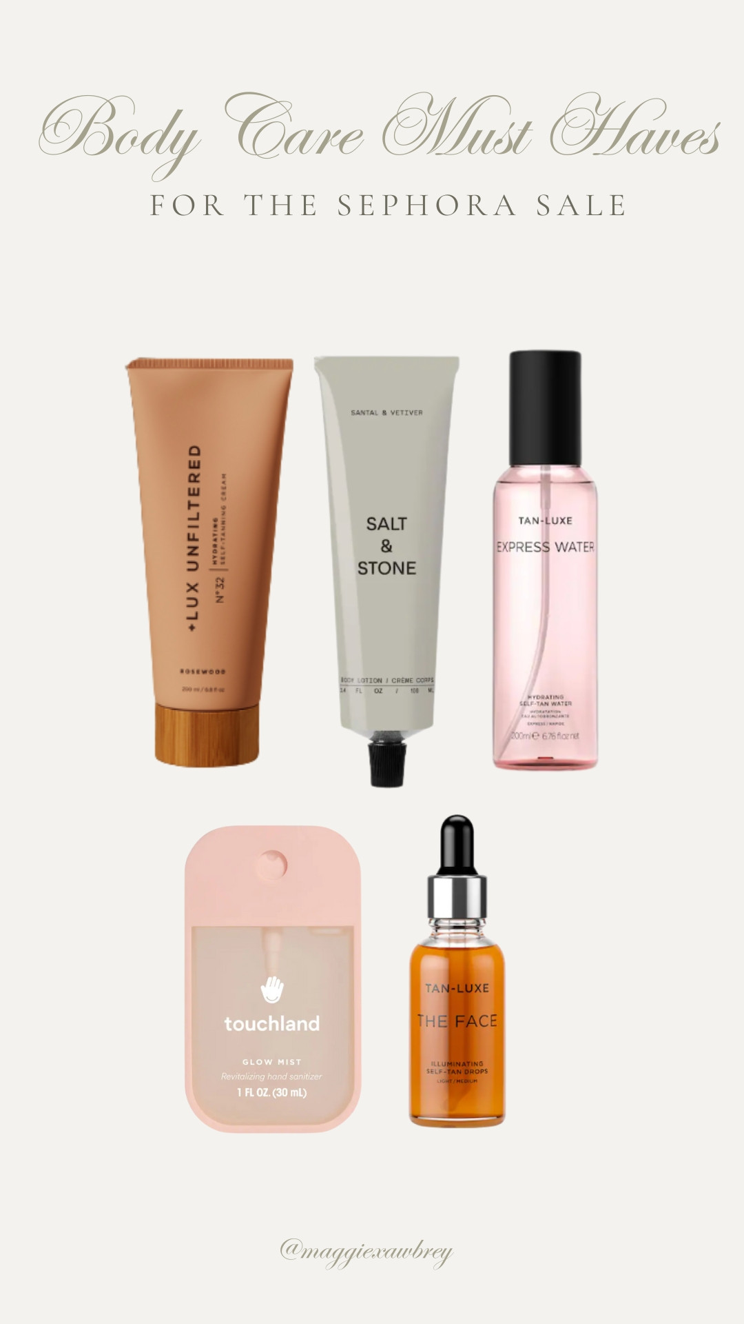 body care MUST haves!

#bodymusthaves #bodycarefavs #sephorasale #selftanfavs 

 