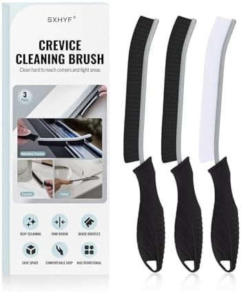 SXhyf Crevice Cleaning Brush - Grout Scrub Brush, House Cleaning Supplies, Gap Cleaning Tools, Ho... | Amazon (US)