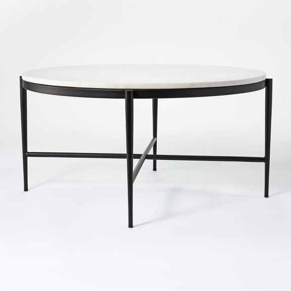 Target/Furniture/Living Room Furniture/Coffee Tables‎Pleasant Grove Round Marble Coffee Table W... | Target
