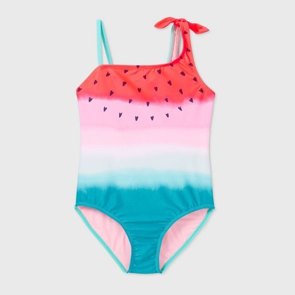 Girls' Watermelon One Piece Swimsuit - Cat & Jack™ | Target