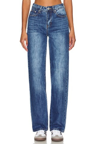 superdown Camille Jean in Blue Wash from Revolve.com | Revolve Clothing (Global)