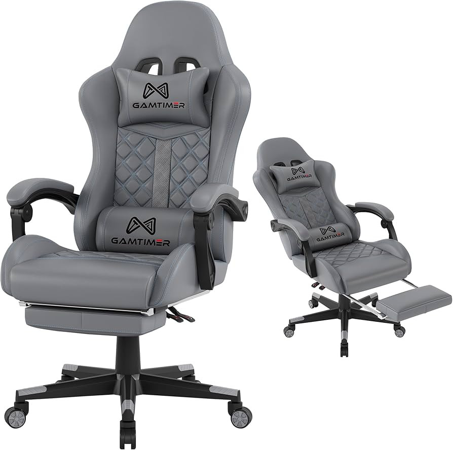 Gaming Chair, 400 lbs Adult Chair, High Back Computer Chair with Footrest and Linked Armrests, Of... | Amazon (US)