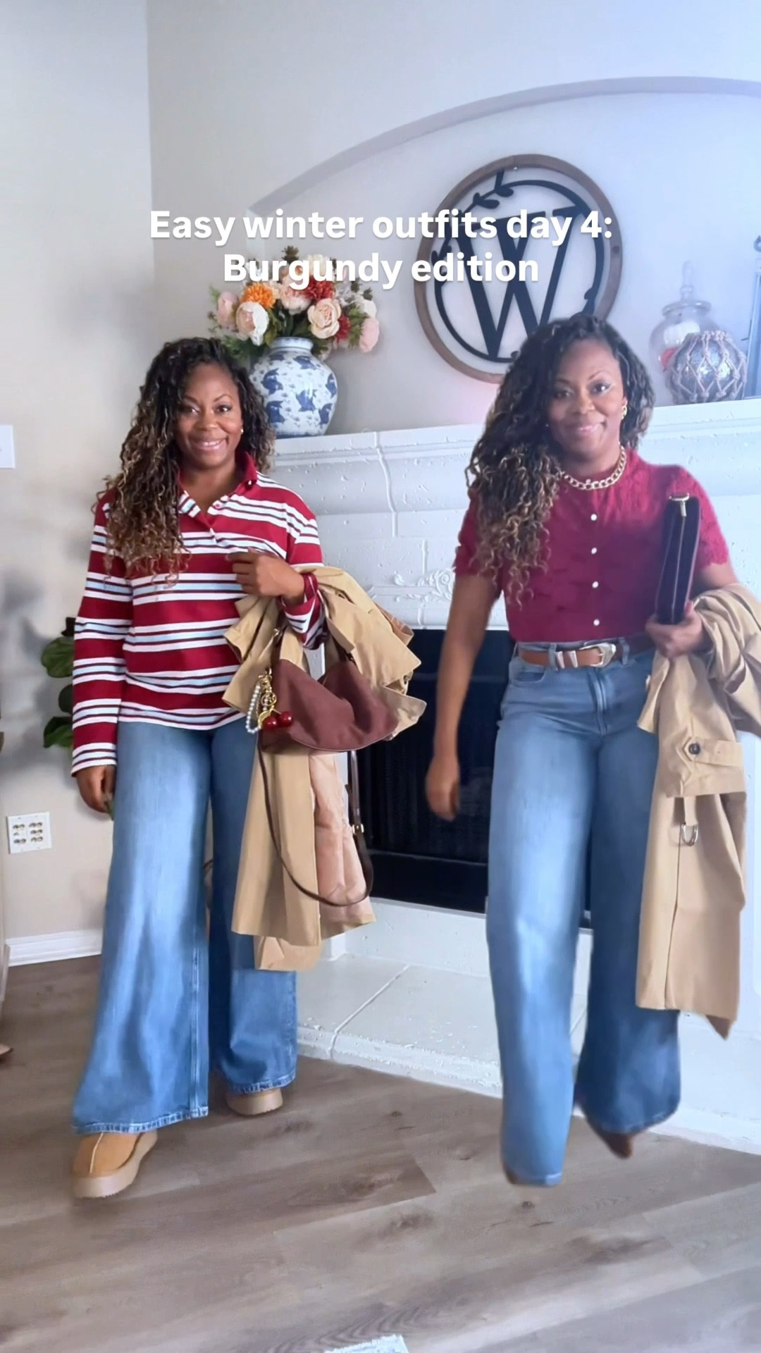 Burgundy outfit ideas, perfect for winter, fall and heading into spring as well

#LTKFindsUnder50
