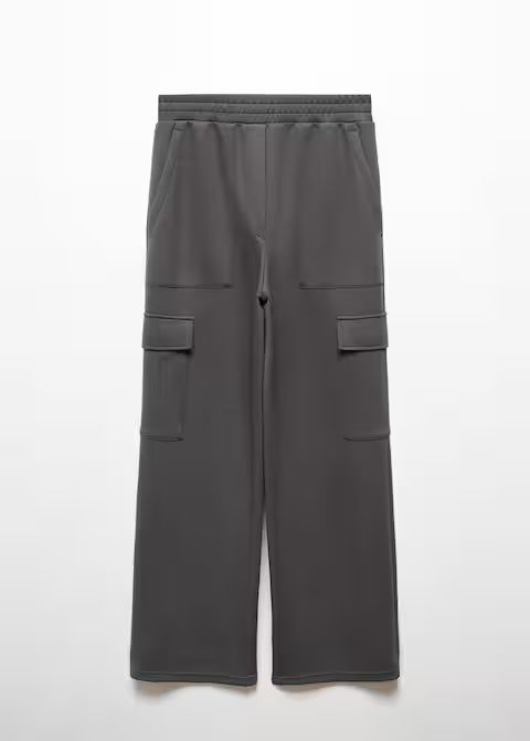 Pantalon cargo taille élastique | MANGO (FR)