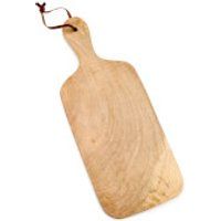 Nkuku Chunni Mango Wood Square Chopping Board 38 x 15cm | Coggles (Global)