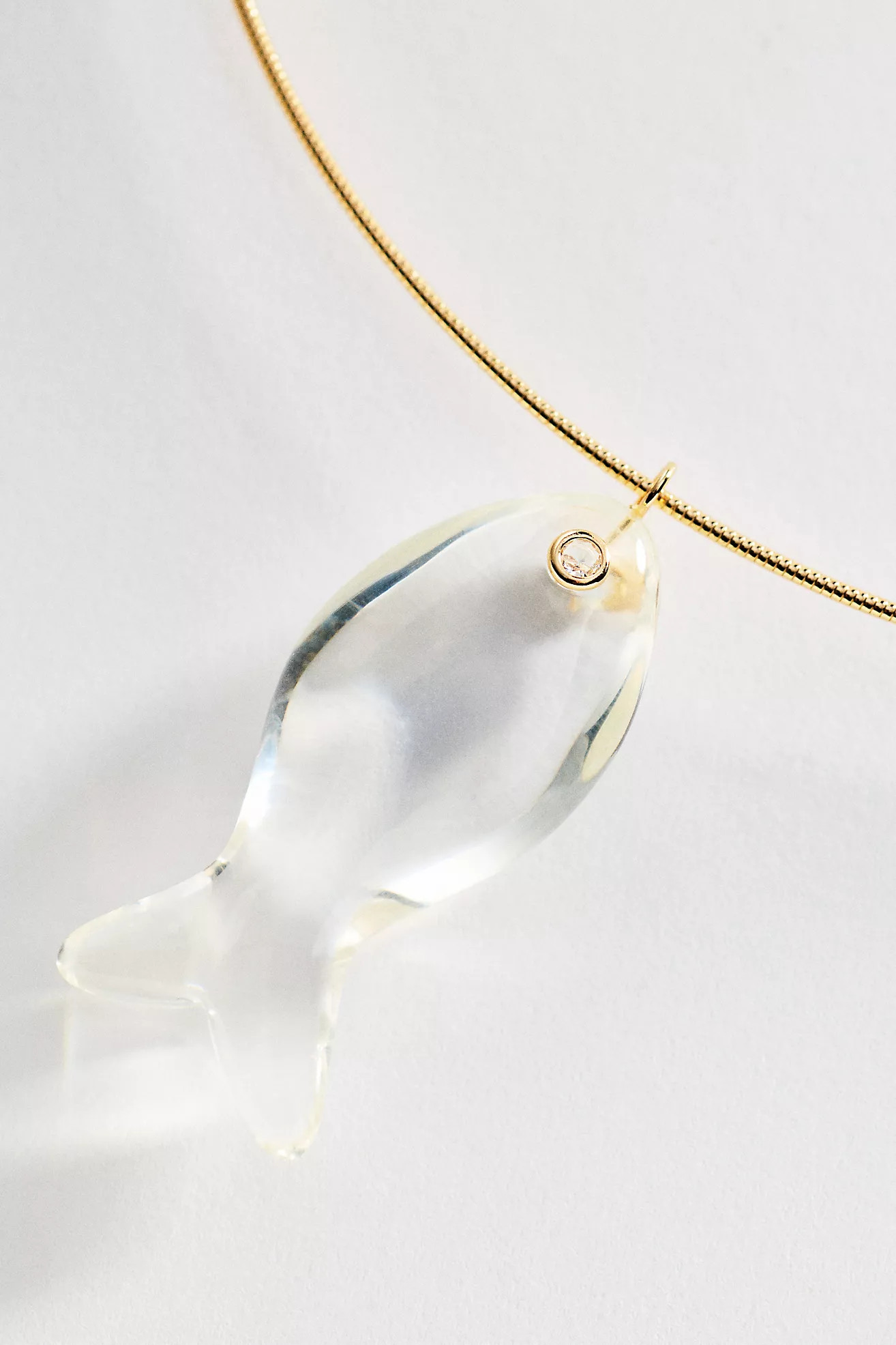 Clear Crystal Collar Necklace | Anthropologie (US)
