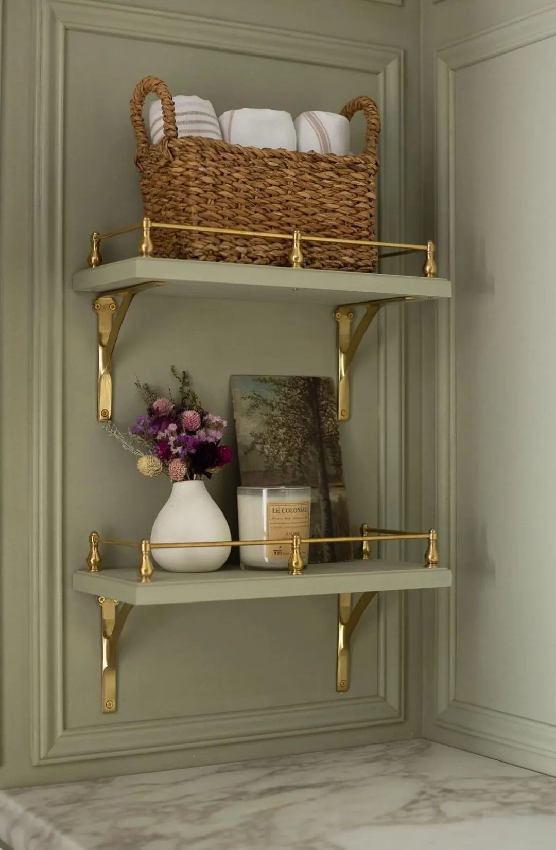 Handmade Moroccan Brass Gallery Rail- Unlacquered Brass Shelf Bracket - Etsy Canada | Etsy (Global)