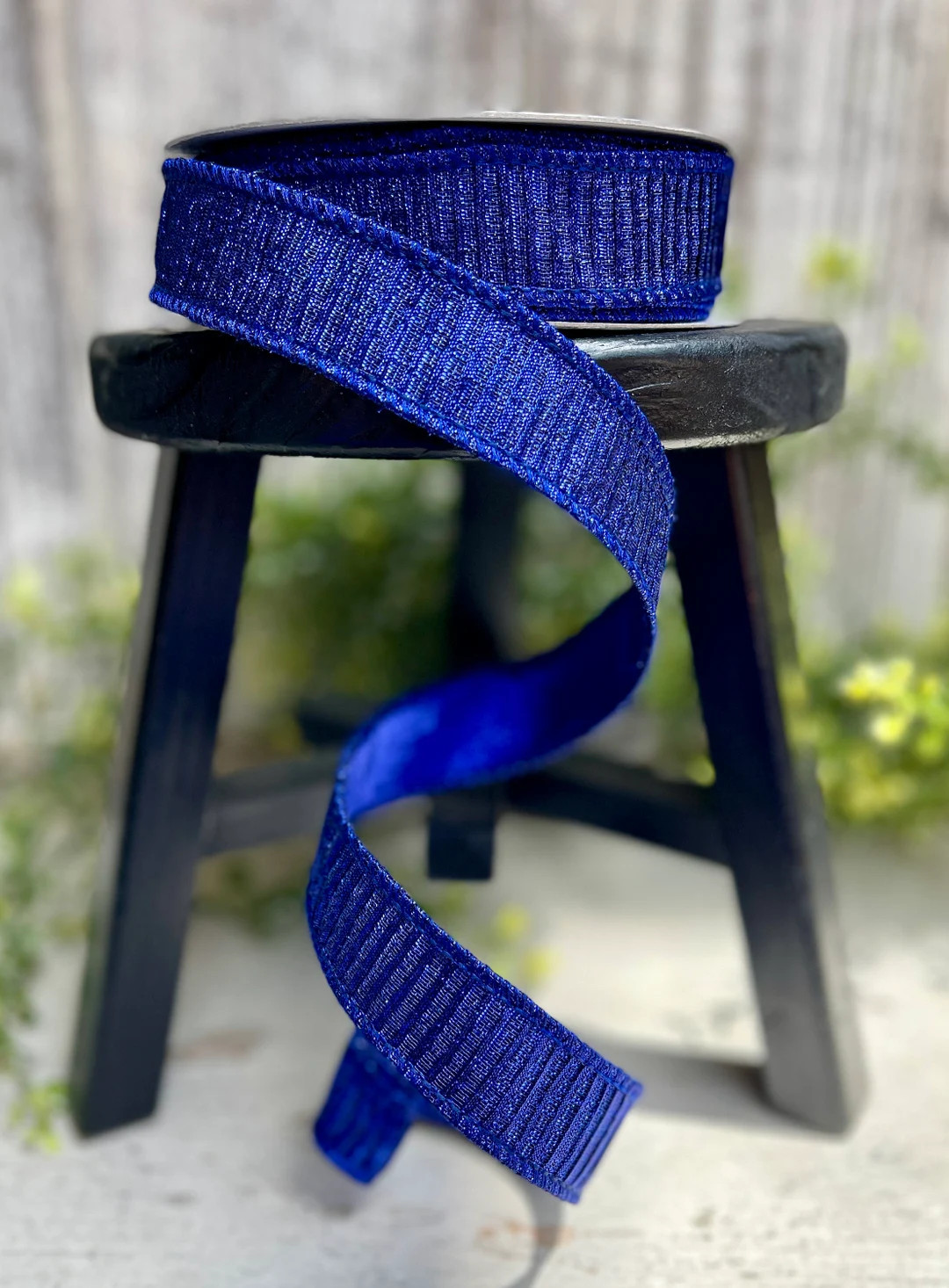 Ribbon, Ribbon for Wreaths, Designer Ribbon, 1 Ribbon, Farrisilk Ribbon, Wired Ribbon , Metallic ... | Etsy (US)