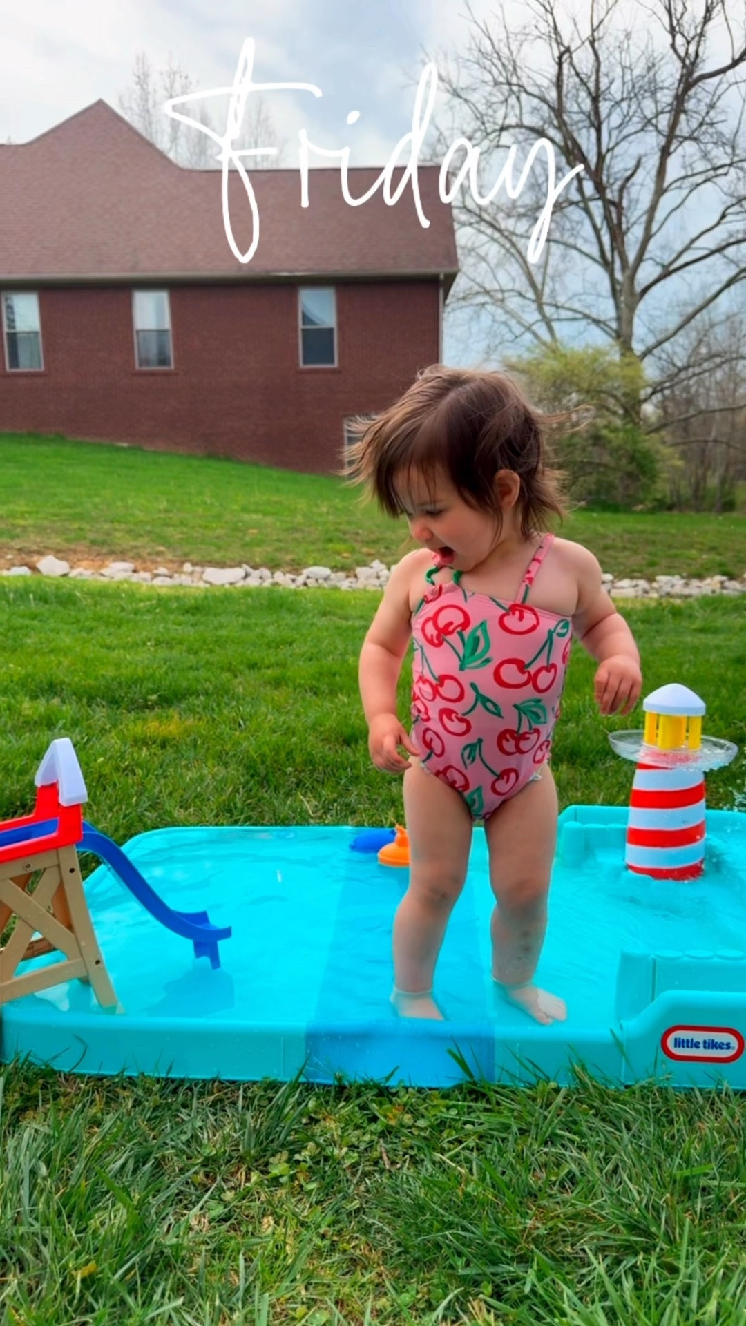 Bathing suit is 18-24 months!