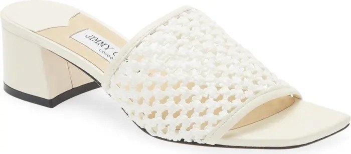 Themis Raffia Slide Sandal (Women) | Nordstrom