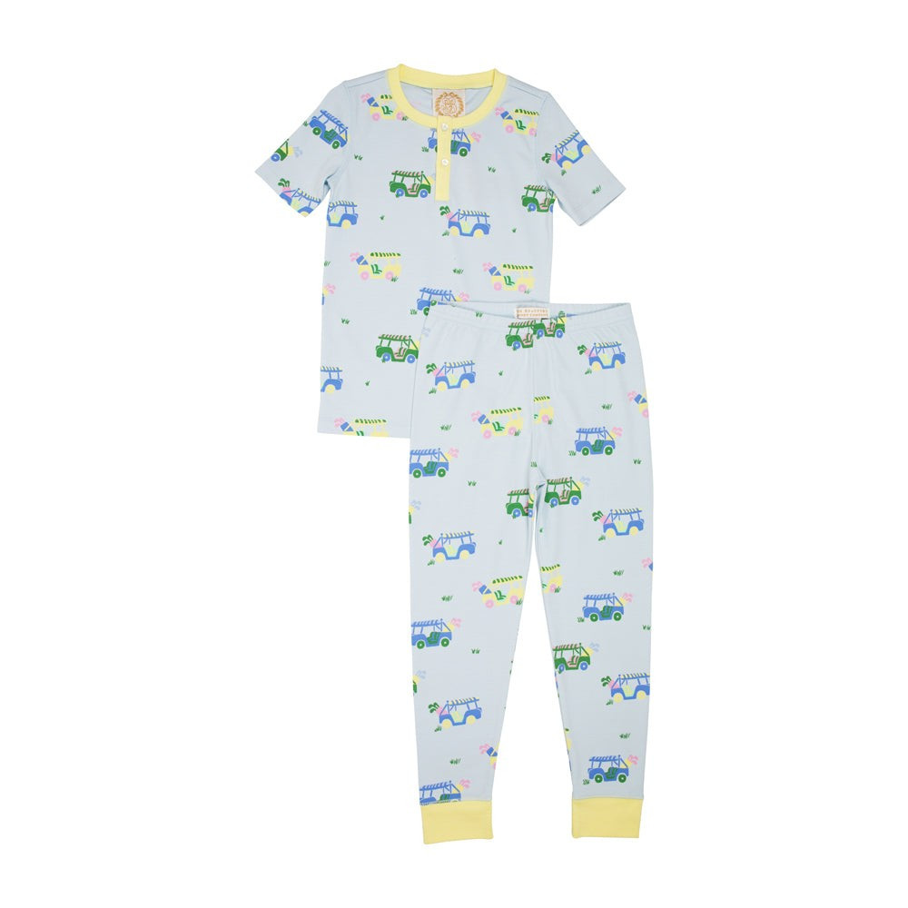 Sutton's Short Sleeve Set - Bay Hill Buggy with Lake Worth Yellow | The Beaufort Bonnet Company