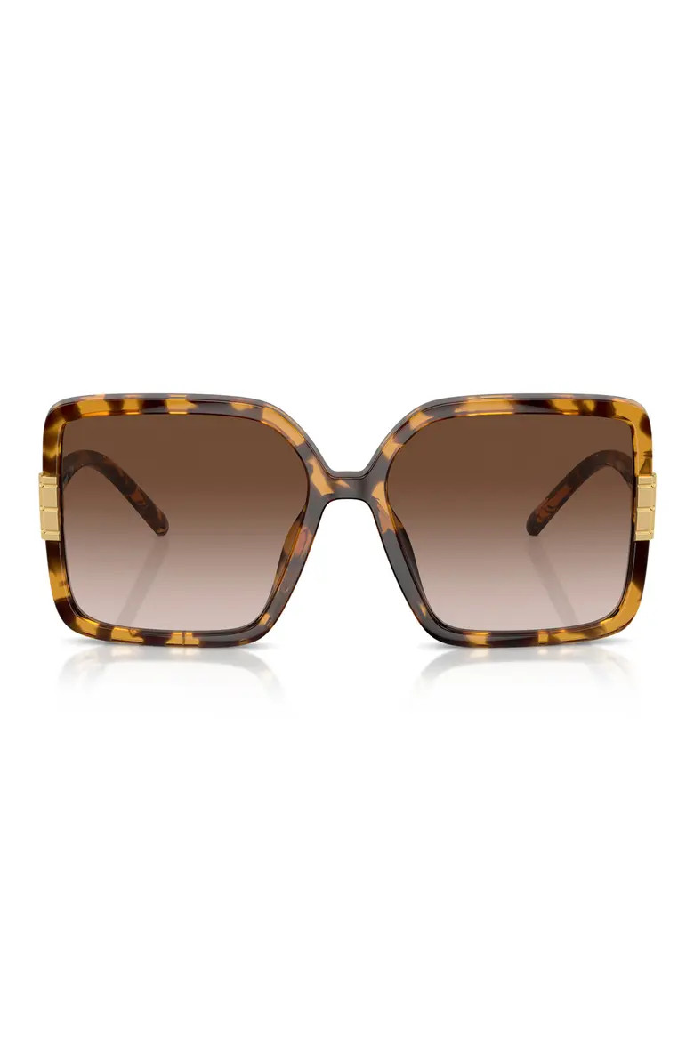 57mm Gradient Square Sunglasses (Women) | Nordstrom | Nordstrom