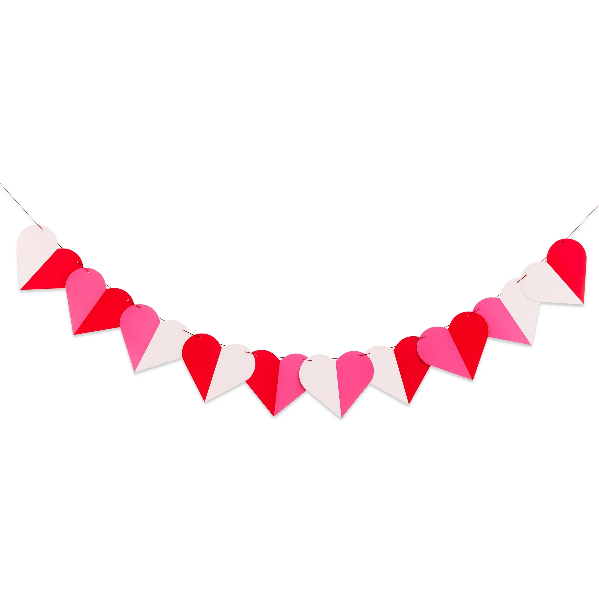 Heart Garland, Pink and Red, 7', Valentine's Day by Way To Celebrate | Walmart (US)