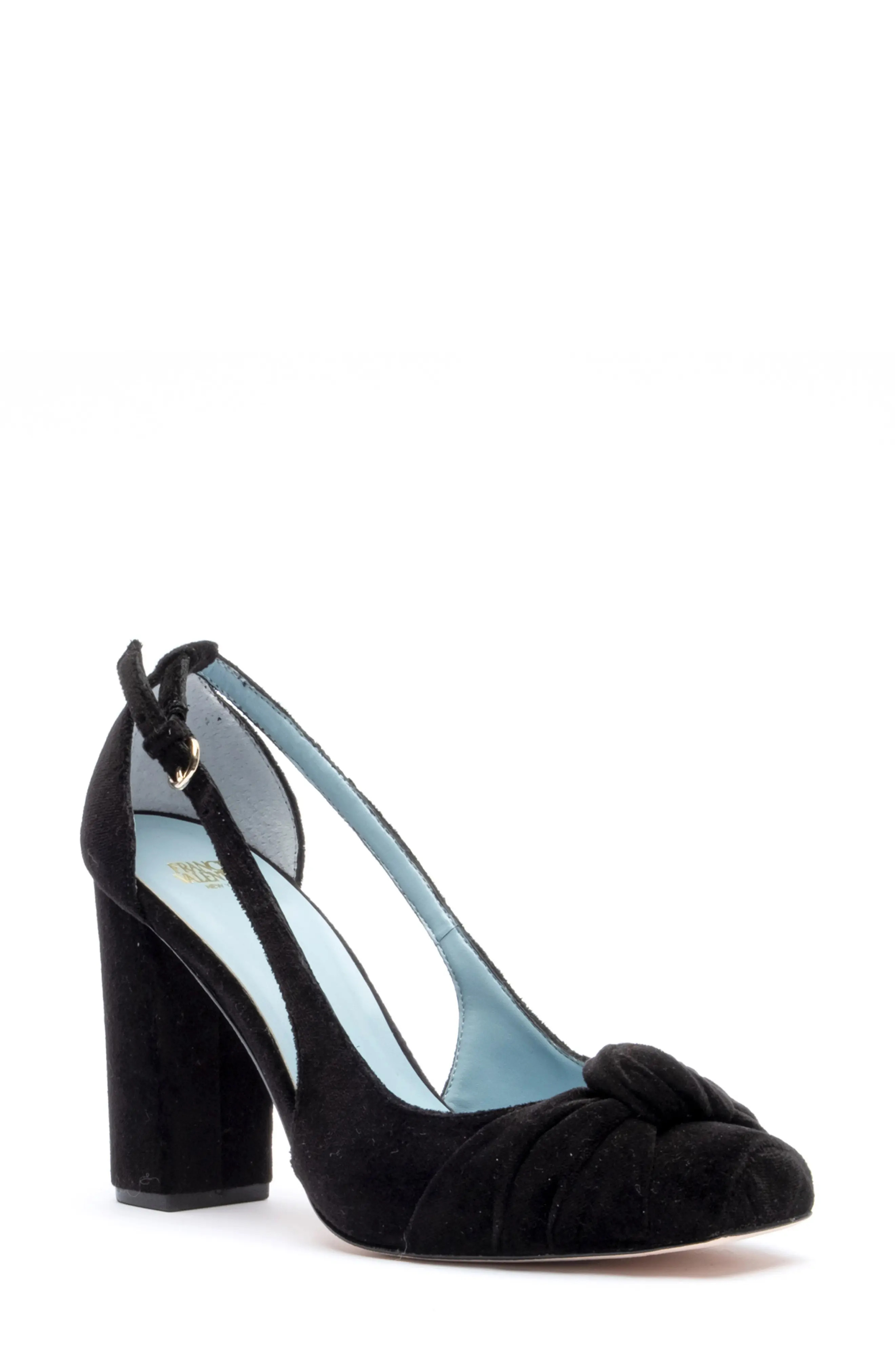 Frances Valentine Retro Pump in Black Fabric at Nordstrom, Size 11 | Nordstrom