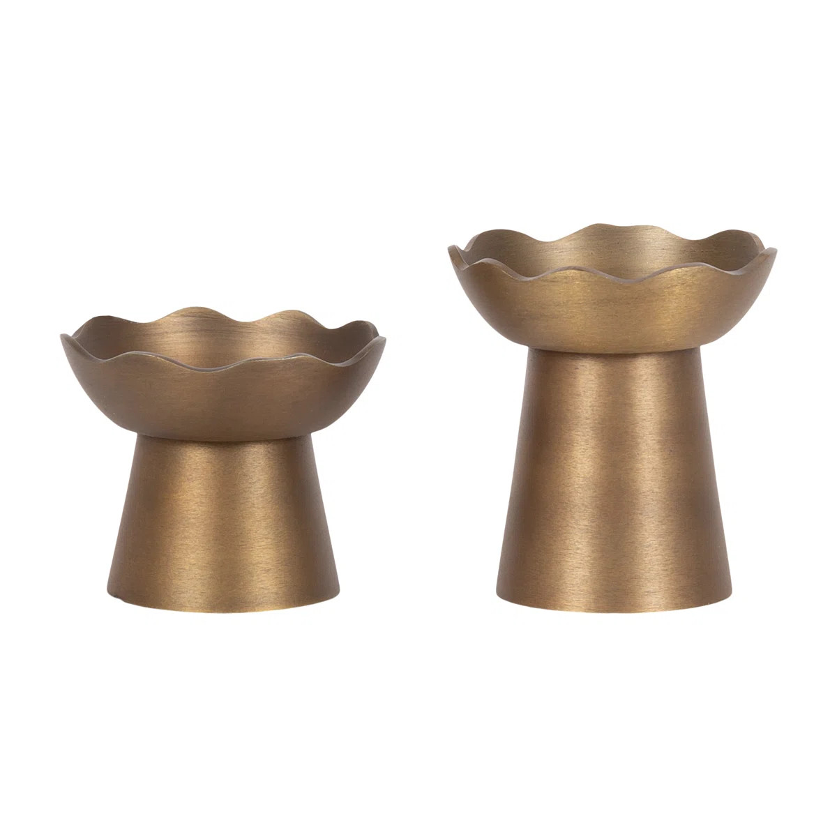 Alessia Two-Piece Pillar Candle Holder Set | Wayfair North America