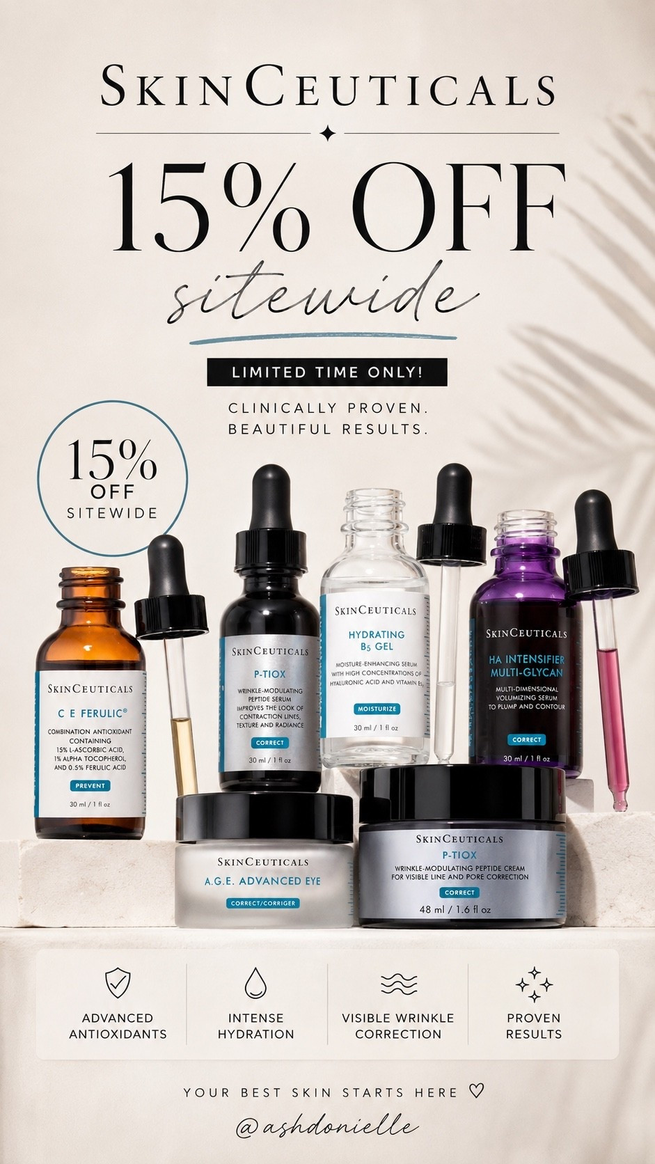 15% off skinceutical products!

#LTKSaleAlert #LTKBeauty #LTKgrwm