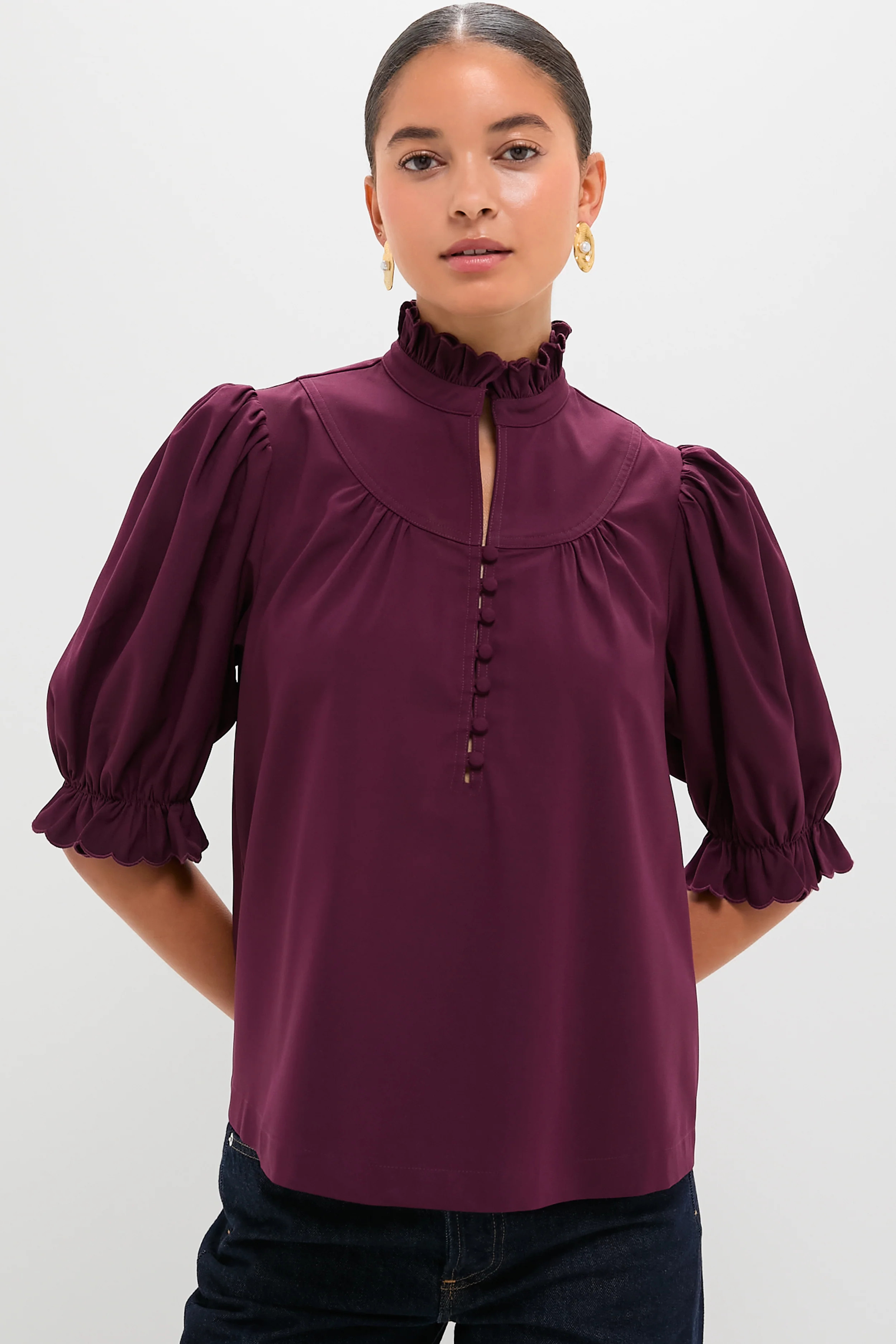 Winetasting Selena Blouse | Tuckernuck (US)