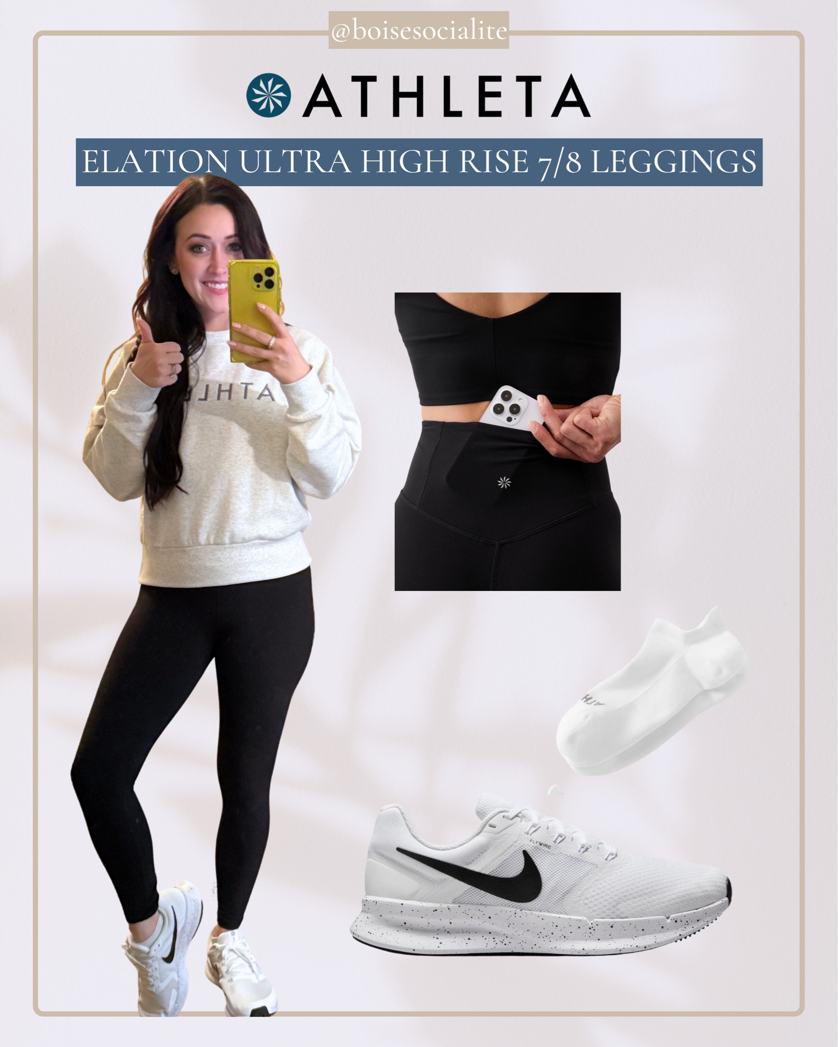 Athleta Elation leggings with Nike Swift 3 running shoes 


#LTKSaleAlert #LTKActive #LTKFindsUnder100