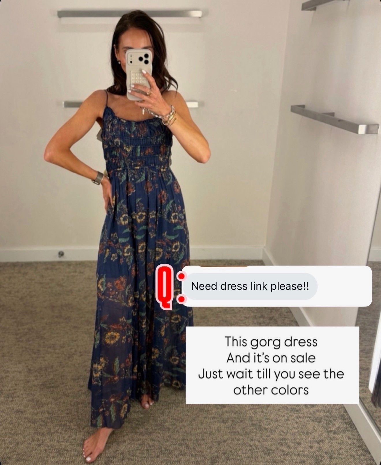 Bestseller! This dress is even prettier in person and the fit is SO flattering. I love the smocked detail, the flowy fit, and the darker floral print feels so elevated. Plus it’s on sale right now and the other color options are gorgeous too.

Floral maxi dress, summer dresses, vacation outfit, wedding guest dress, boho chic style, affordable fashion finds, flowy dresses, feminine style, vacation dresses, sale finds, effortless summer style, annabrstyle

#LTKSeasonal #LTKOver40 #LTKootd