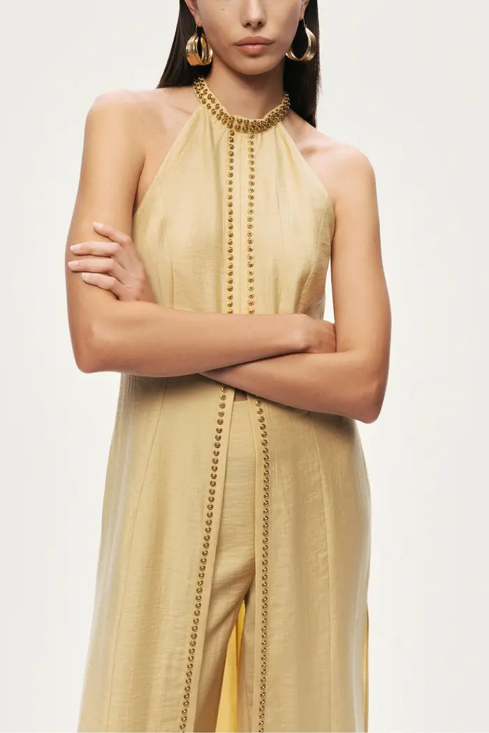 Studded Halter Neck Tunic | Nordstrom