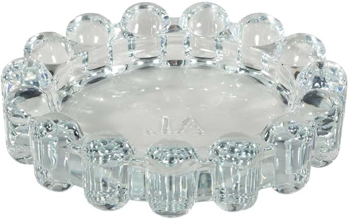 Alice Lane Original Bubble Candle Dish Large – Chic Clear Glass Candle Dish for Home Decor – ... | Amazon (US)