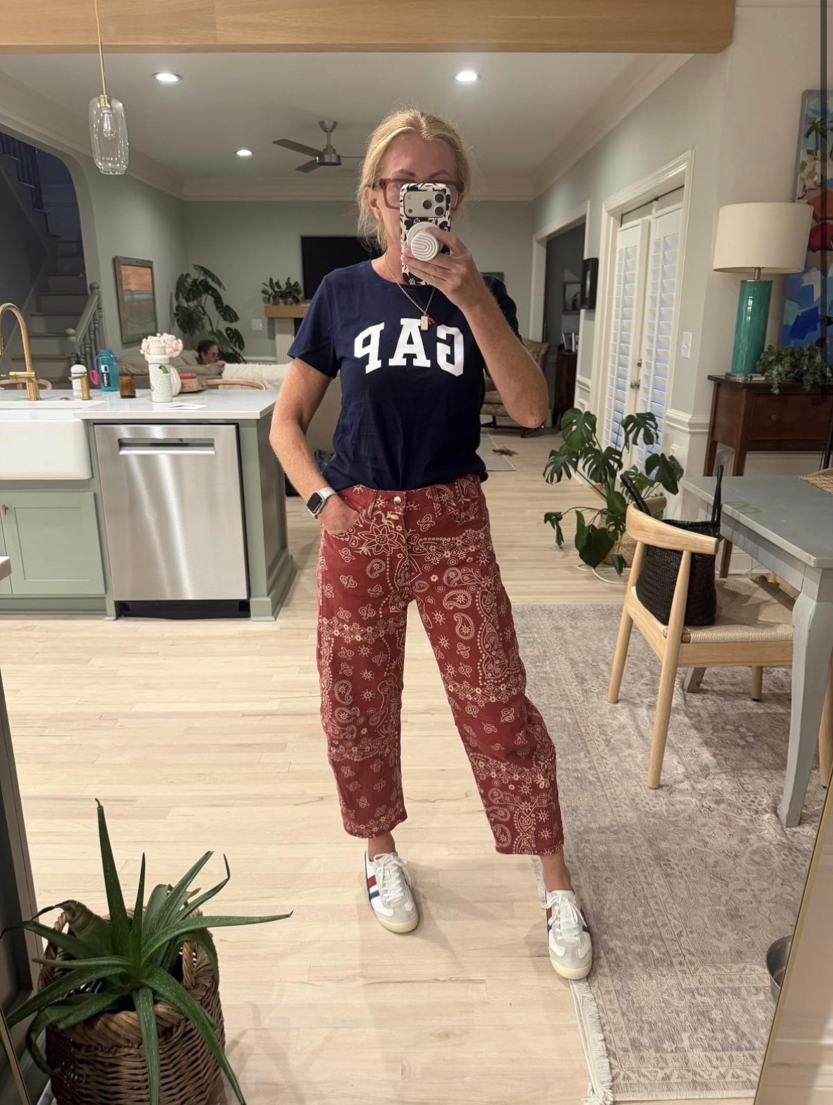 OOTD for a casual weekend dinner out with my husband. 

Small in jeans, medium in top. Sized down a 1/2 size in shoes.

#LTKootd #LTKOver40 #LTKdayinmylife