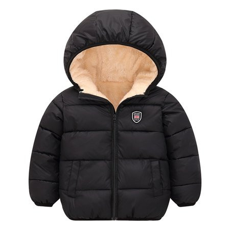 REASONCOOL Baby Girl Boy Winter Warm Thick Hooded Coats Toddler Warm Padded Jackets Kids Outerwear | Walmart (US)