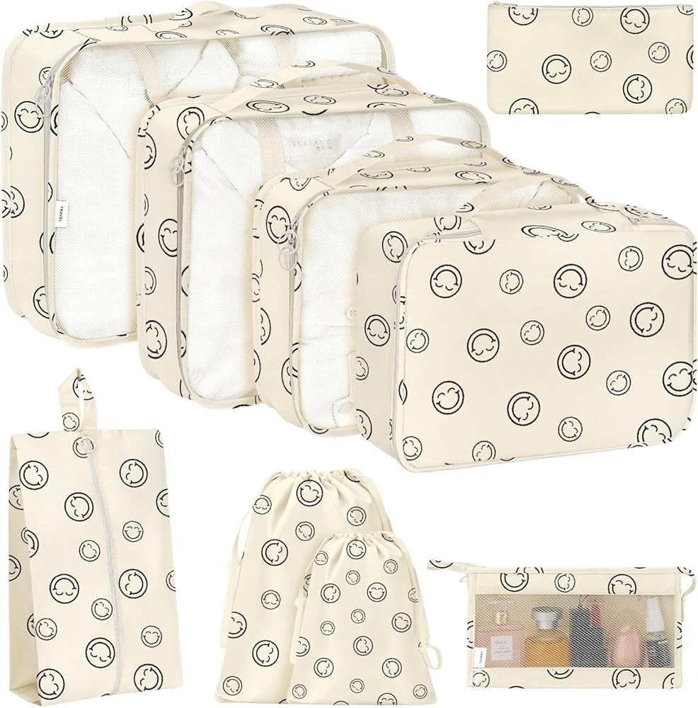 KPX Packing Cubes for Travel, Travel Luggage Packing Organizers, Travel Accessories Large Toiletr... | Amazon (US)