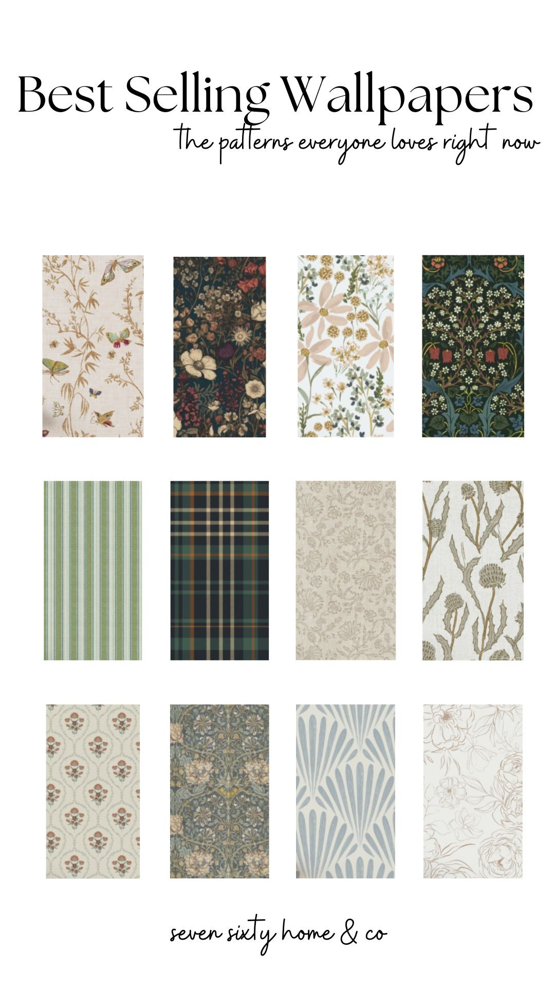 The best wallpaper doesn't just look beautiful—it becomes the foundation for the entire room.

This collection highlights another group of best-selling Spoonflower wallpapers, featuring timeless florals, classic stripes, heritage-inspired prints, and versatile neutrals that work beautifully in traditional, cottage, and collected homes.

If you're planning a room refresh, these are some of the most-loved designs for a reason. Shop every wallpaper in LTK. 

 #LTKHome
